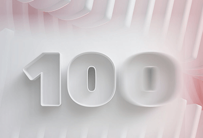 Illustration 100 Jahre Fortschritt